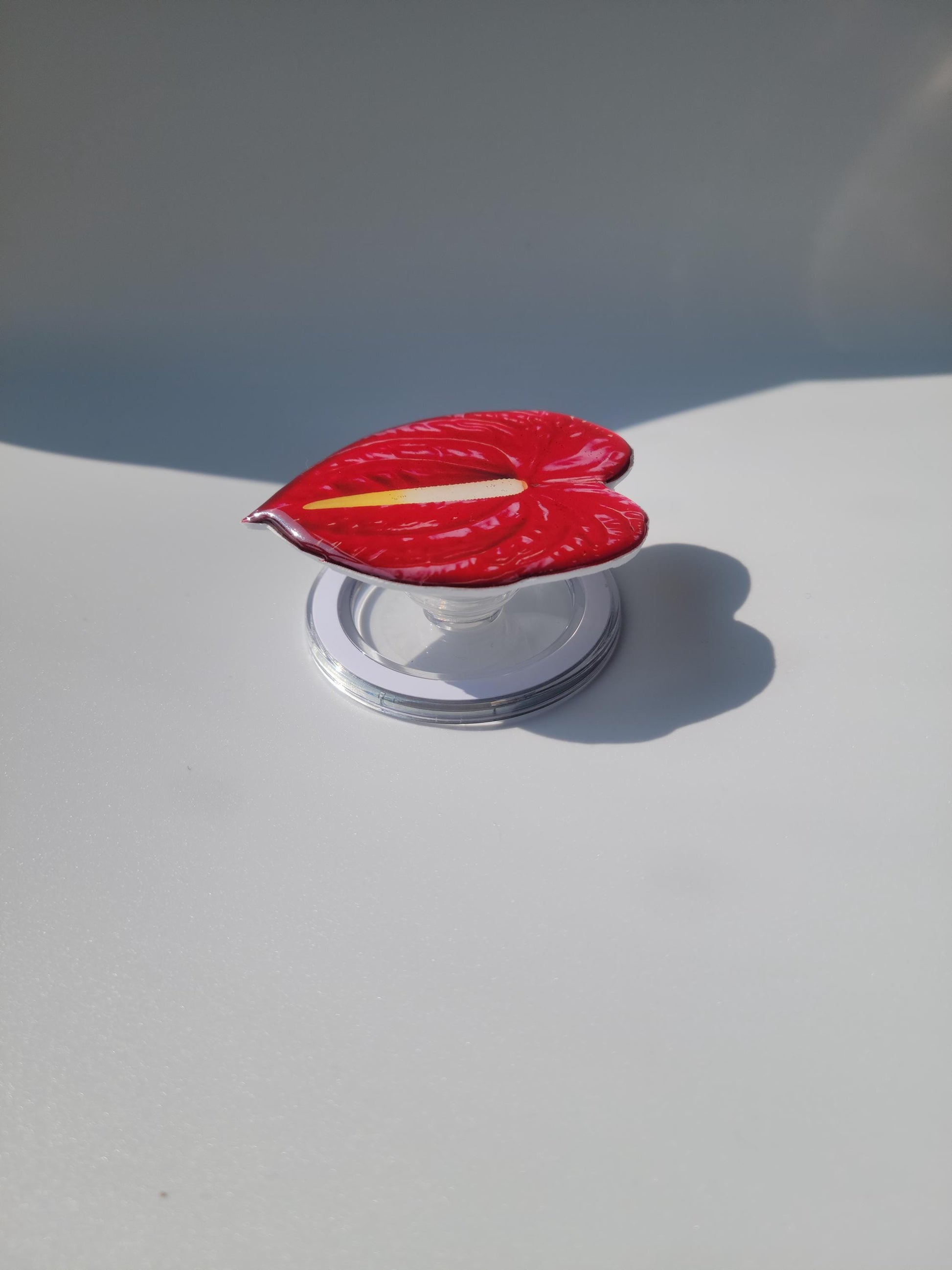 Anthurium MagSafe Phone Grip – Elegant Floral Phone Grip | Modern Orchid iPhone Accessory